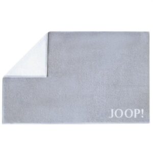 Joop! Badematte Duschvorleger Badvorleger 1600-076 Silber Weiß 50x80