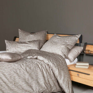 Janine Interlock-Jersey Bettwäsche CARMEN S 55097 taupe Größe:  135x200 cm + 80x80 cm