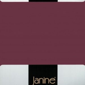 Janine Janine Spannbetttuch Elastic-Jersey 5002 burgund Größe:  200x200 cm