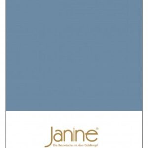 Janine Janine Spannbetttuch Mako-Feinjersey 5007 denimblau Größe:  200x200 cm