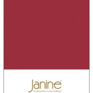 Janine Janine Spannbetttuch Mako-Feinjersey 5007 granat Größe:  200x200 cm