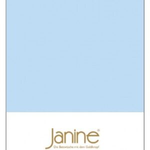 Janine Janine Spannbetttuch Mako-Feinjersey 5007 hellblau Größe:  200x200 cm