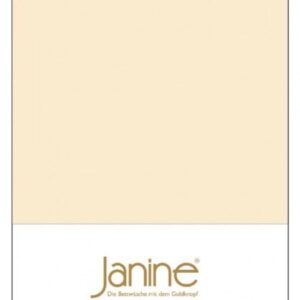 Janine Janine Spannbetttuch Mako-Feinjersey 5007 leinen Größe:  200x200 cm