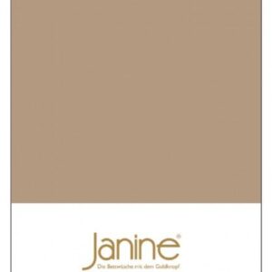 Janine Janine Spannbetttuch Mako-Feinjersey 5007 nougat Größe:  200x200 cm