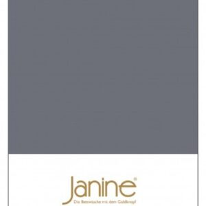 Janine Janine Spannbetttuch Mako-Feinjersey 5007 opalgrau Größe:  200x200 cm