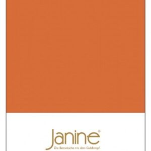 Janine Janine Spannbetttuch Mako-Feinjersey 5007 rost-orange Größe:  150x200 cm