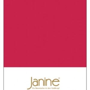 Janine Janine Spannbetttuch Mako-Feinjersey 5007 rot Größe:  200x200 cm