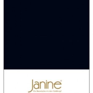 Janine Janine Spannbetttuch Mako-Feinjersey 5007 schwarz Größe:  200x200 cm