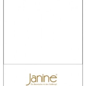 Janine Janine Spannbetttuch Mako-Feinjersey 5007 weiß Größe:  200x200 cm