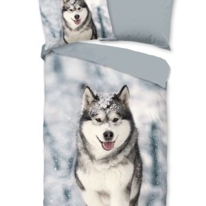 Traumschloss Comfort Flanell Bettwäsche - Husky - Winter