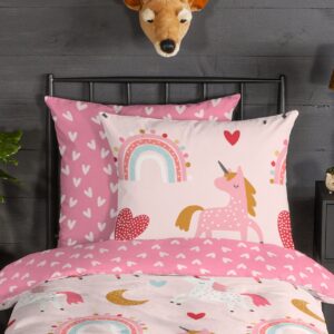 Traumschloss Comfort Flanell Bettwäsche - Unicorn - Einhörner