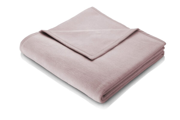 Traumschloss Cotton Home Wohndecke Uni 150x200 rosa