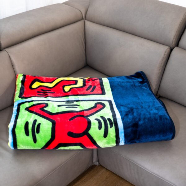 Traumschloss Deluxe Design Wohndecke Keith Haring Keith Haring 150x220