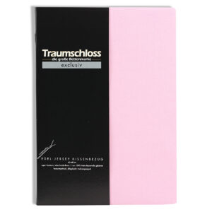 Traumschloss Exclusiv Edel-Jersey Kissenbezug 40x40 puder (rosé)