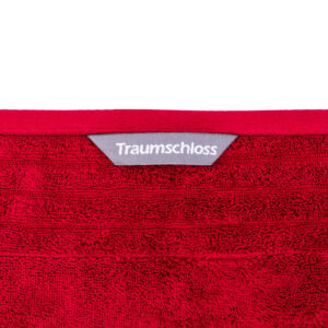 Traumschloss Frottier-Line Premium Badetuch 100x150 dunkelrot