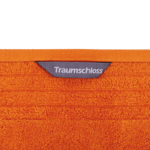 Traumschloss Frottier-Line Premium Badetuch 100x150 orange