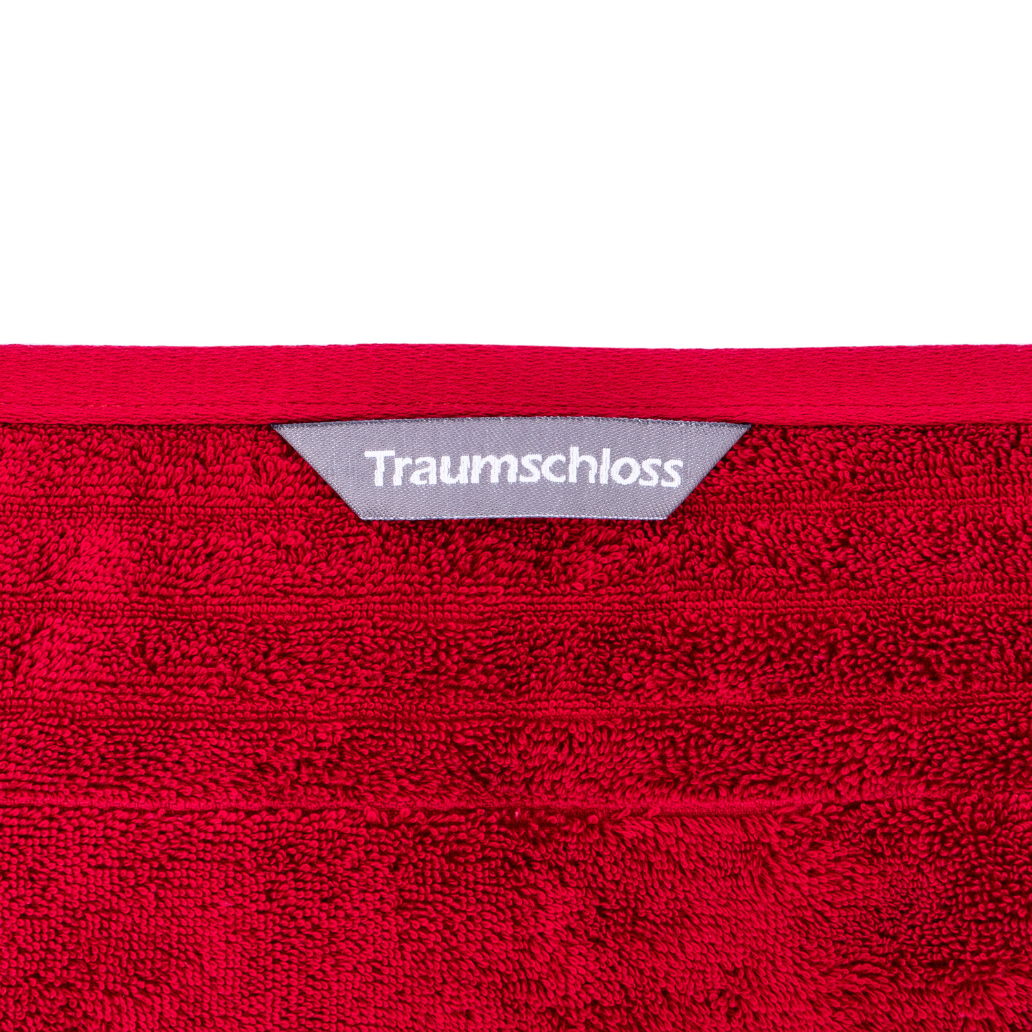 Traumschloss Frottier-Line Premium Gästetuch 30x50 dunkelrot