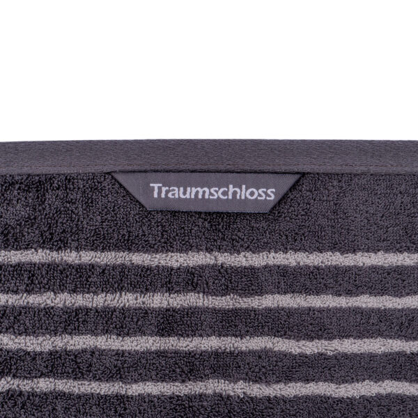 Traumschloss Frottier-Line Stripes Duschtuch 70x140 hellgrau