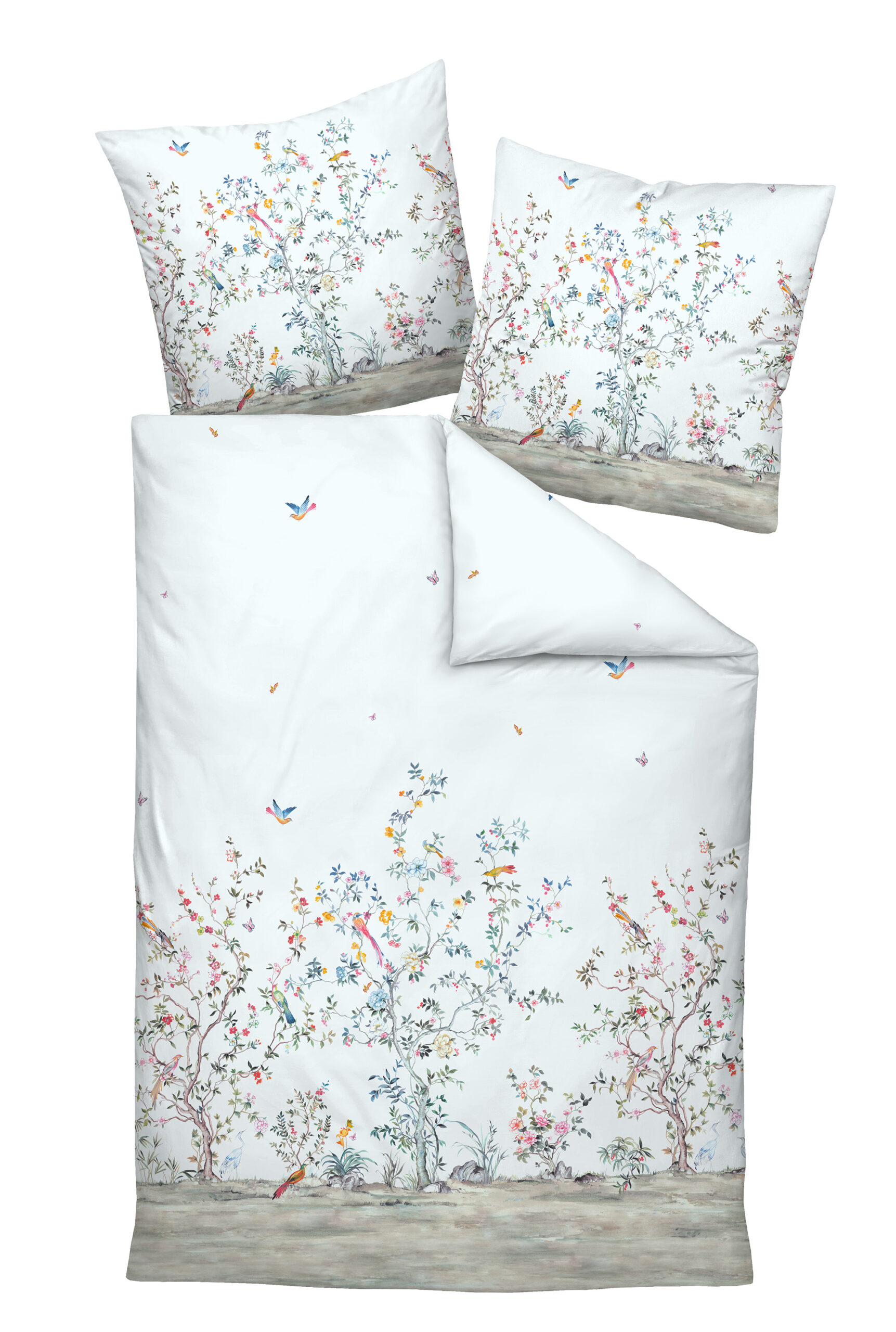 Traumschloss Mako Satin Bettwäsche Deluxe - Wildblumen