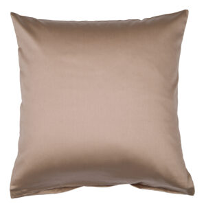 Traumschloss Mako-Satin Kissenbezug taupe 80x80