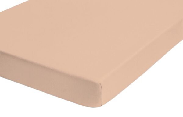 Traumschloss Premium Feinbiber Spannbetttuch 90-100x200 beige