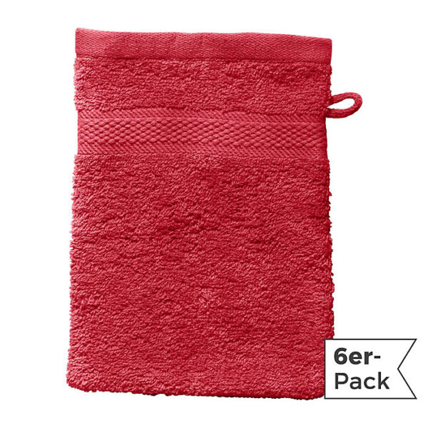 REDBEST Walk-Frottier Waschhandschuh Chicago im 6er-Pack